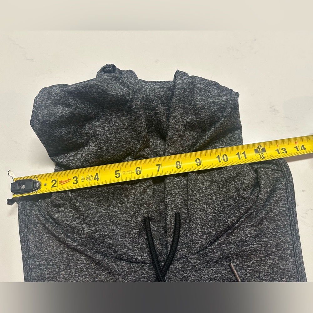 2 Pack Punk Grunge Hoodie Sleeveless Open Side 1 Gray & 1 Black Large - Picture 7 of 16